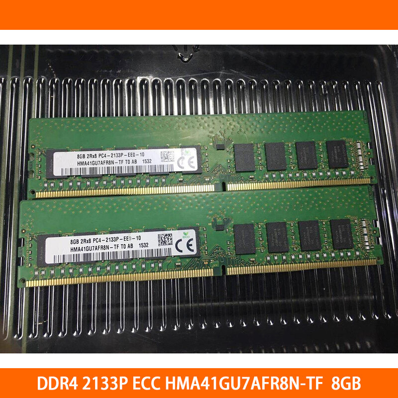 1PCS RAM 8GB 8G DDR4 2133P ECC HMA41GU7AFR8N-TF Serveur Mémoire Haute Qualité Rapide soleil