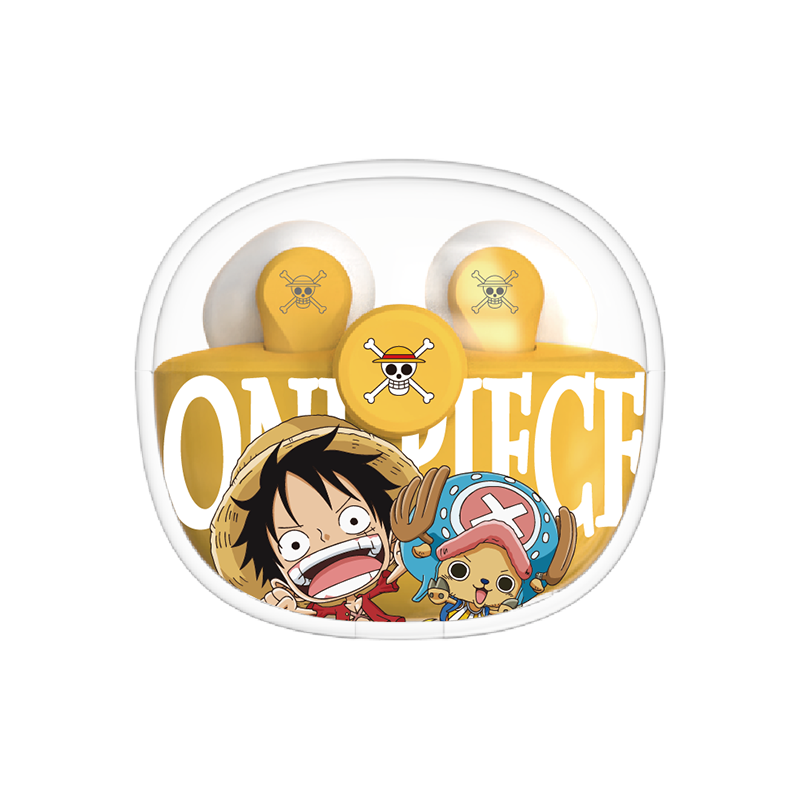 One Piece Anime Official Joint rufy Bluetooth cuffie 5.3 In-Ear Wireless Smart Noise cancelling cuffie da gioco binaurali