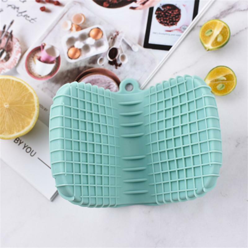 Thickened Silicone Heat Insulation Gloves Anti-slip Anti-Scald Glove Microwave Oven Glove Bowl Pan Pot Clips Kitchen Accessories