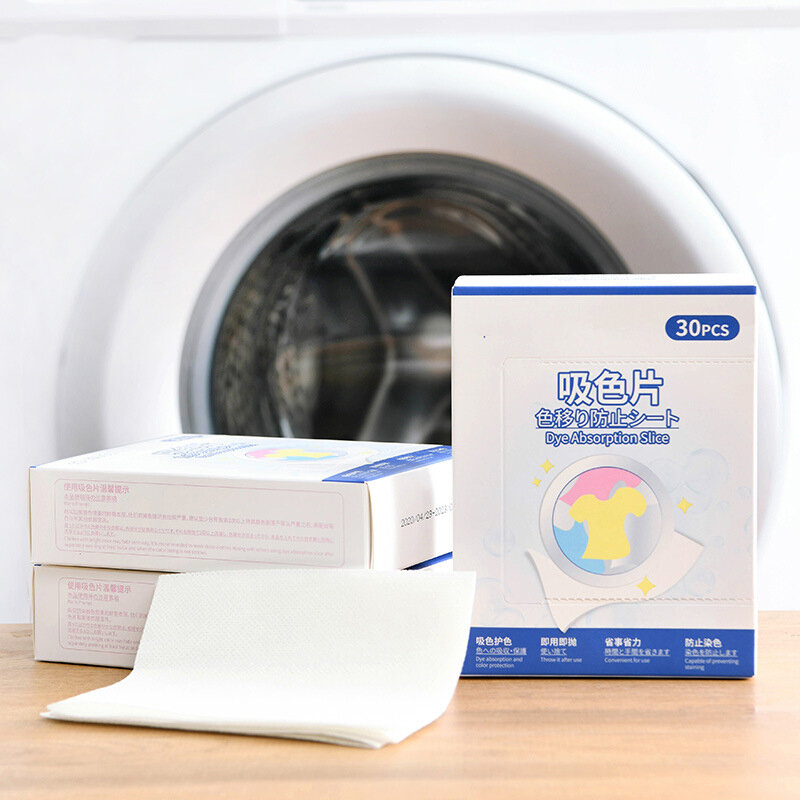 Anti-fouling clothes laundry paper anti-cross color absorption film color difference laundry tablets household cleaning gadgets