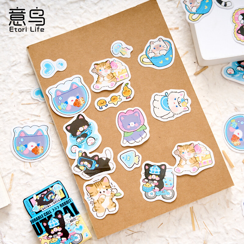12packs/LOT Mengwu Convening Order series cute lovely creative decoration DIY self adhesive stickers