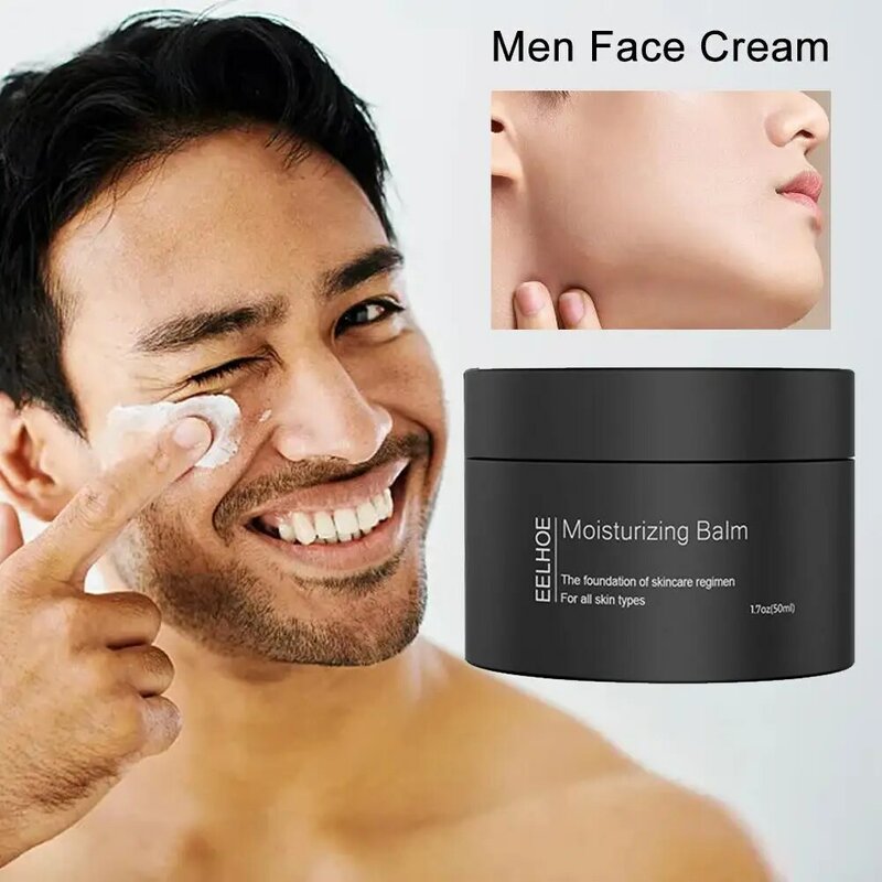 Creme facial anti-envelhecimento para homens, hidratante anti-rugas, cuidados com a pele, tonificar, facial