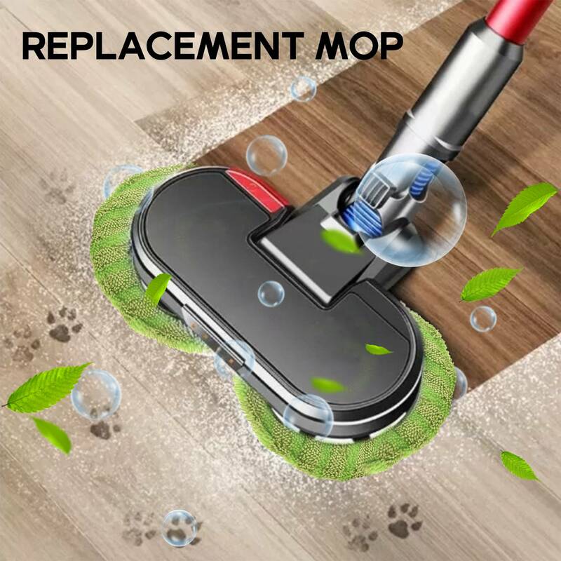 Replacement Pad for Cordless Electric Rotary Mop Sweeper Wireless Electric Rotary Mop Replacement Scrubber Pad Including 8