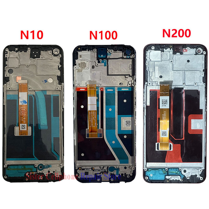 Pantalla LCD de 6,49 pulgadas para OnePlus Nord N10 5G, Panel táctil con Marco, digitalizador de repuesto para One Plus Nord N100 1 + N200