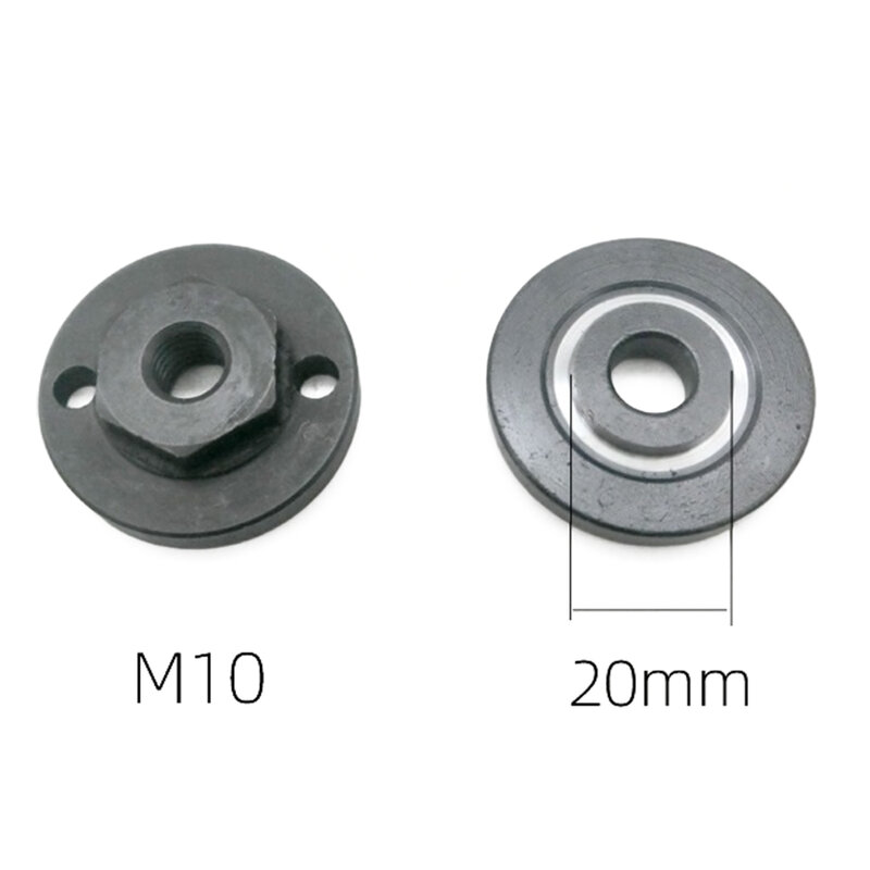 M10 Thread Replacement Angle Grinder Inner Outer Flange Nut Set Tool 20 22 22.2mm Circular Saw Blade Cutting Discs Angle Grinder