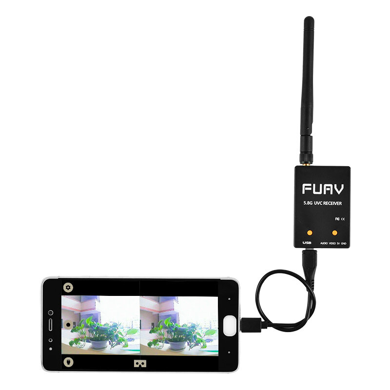 Радиоуправляемый FPV USV OTG 5,8G 150CH полный фотоприемник с аудио для смартфона Android