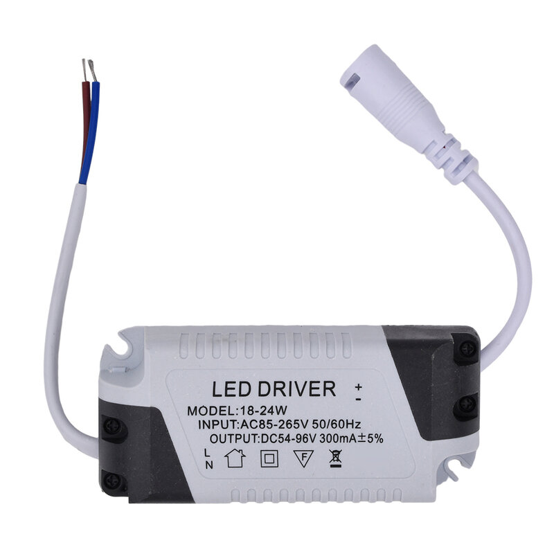 Sterownik prądu stałego LED 8-36W transformator Adapter do zasilacza AC85-265V dla Panel oświetleniowy transformator światła Panel oświetleniowy sterownika LED