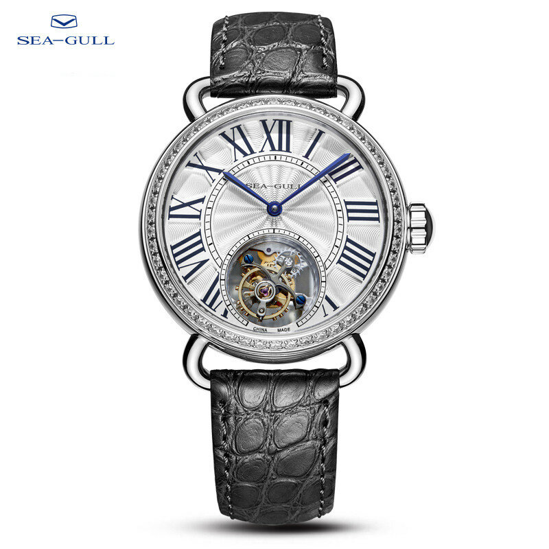 Seagull-reloj mecánico de tourbillon para hombre, pulsera masculina informal, tendencia de moda, serie heritage-Verona 818.31.6036