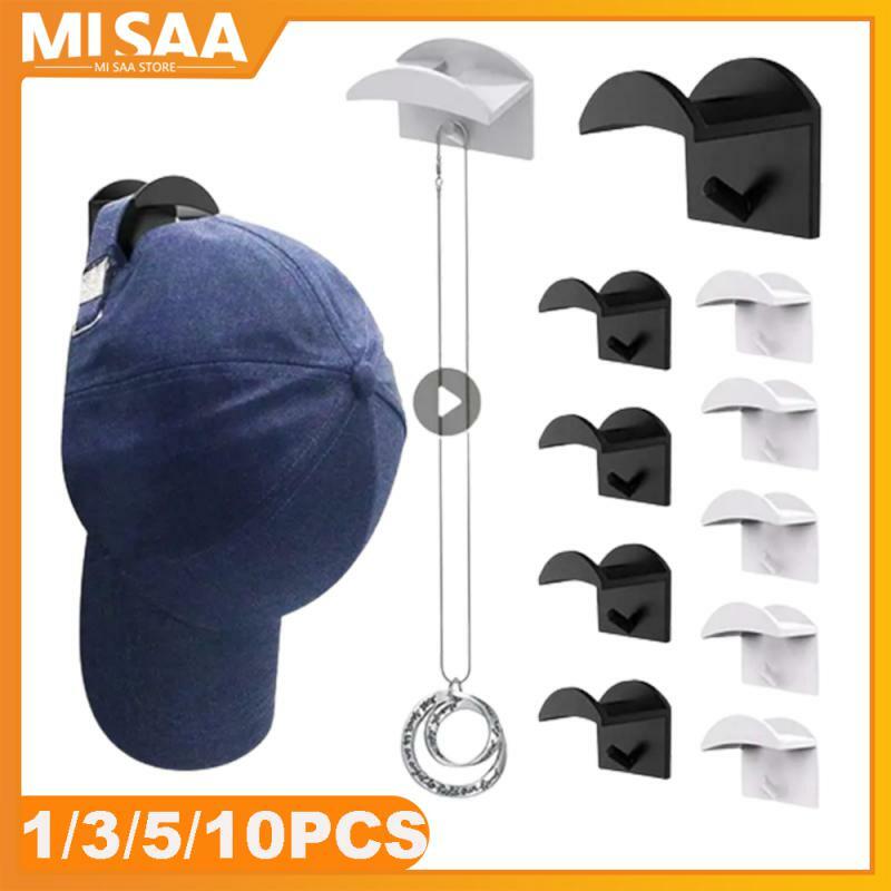 Rack per berretto da Baseball senza foratura gancio per montaggio a parete appiccicoso per berretti da Baseball cappelli Storage organizzatore di stoccaggio per guardaroba minimalista