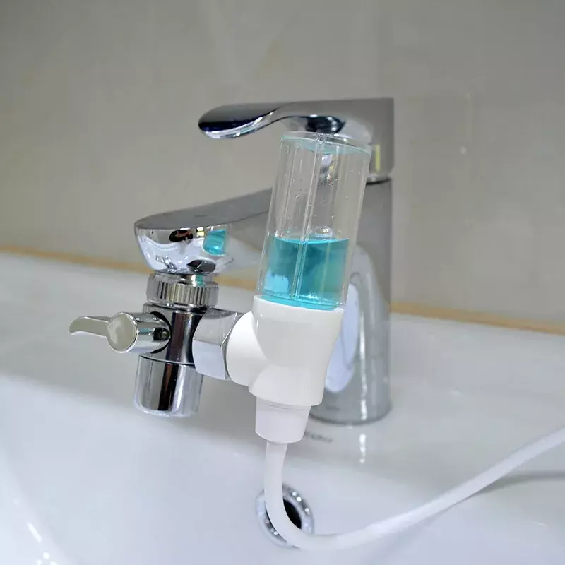 LISM-irrigador Oral para grifo, boquillas de repuesto, hilo Dental familiar, chorro de dientes, SPA, limpiador blanqueador, potencia de presión de agua