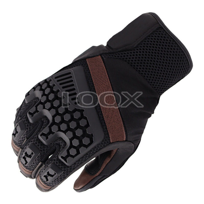 Revit Sand 3-guantes ventilados de cuero genuino para motocicleta, guantes de carreras para Aventura y Turismo, novedad