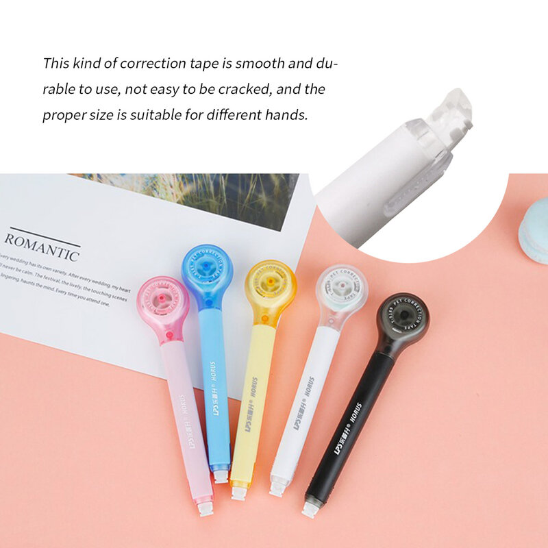 Correction Tape Pen Shape Correction Tape Portable School Stationery Study Supply for Student