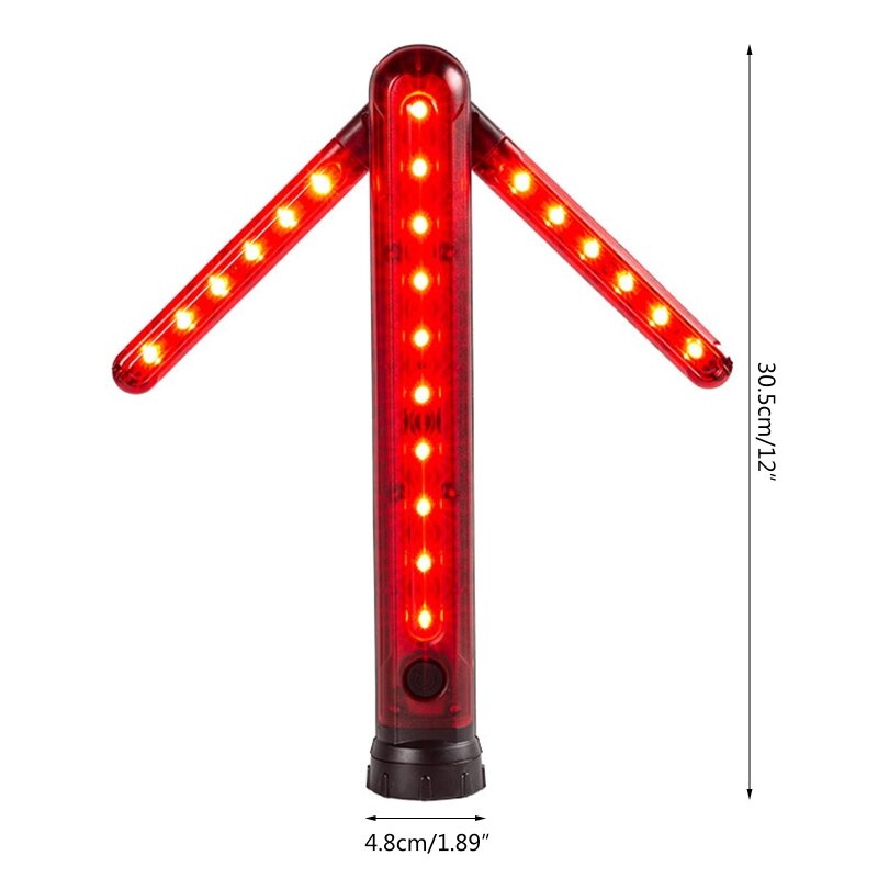 أضواء الطوارئ LED مشاعل الطريق الإنقاذ ضوء قاعدة مغناطيسية احتياطات السلامة