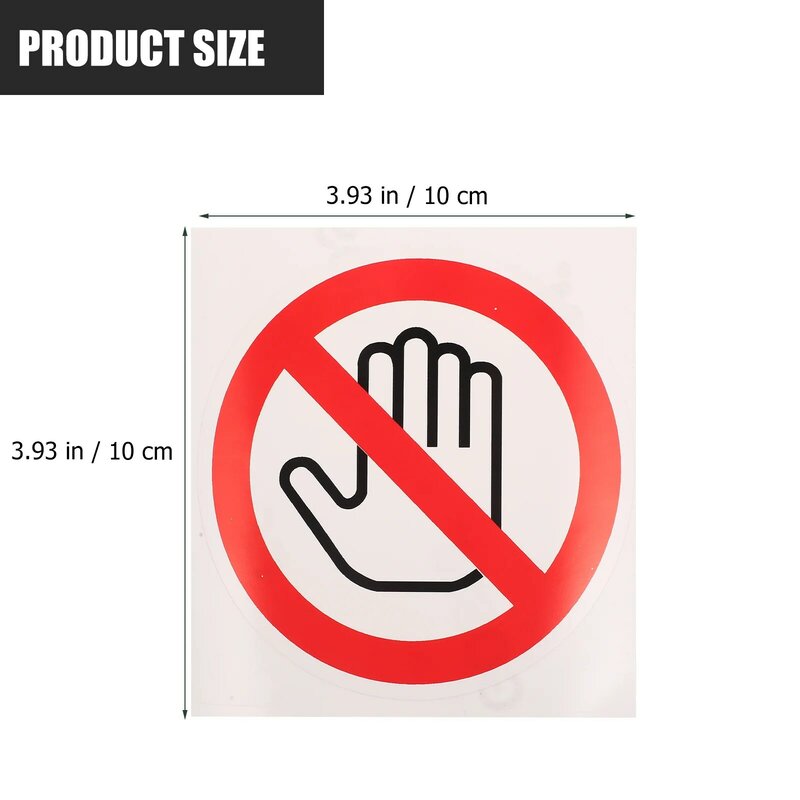 Non toccare l'adesivo non toccare l'adesivo dell'etichetta di avvertimento non toccare l'adesivo del segno di avvertimento