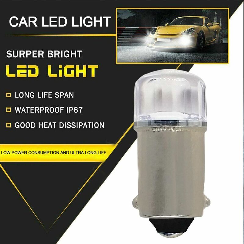 Luz LED BA9S para coche, iluminación de lectura, superbrillante, Interior, 2835