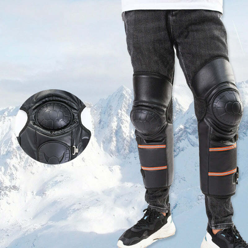 Motorcycle Knee Pads Protective Knee Guard for Motorcycle Scooter Skateboard Cycling Riding Knee Brace Gear