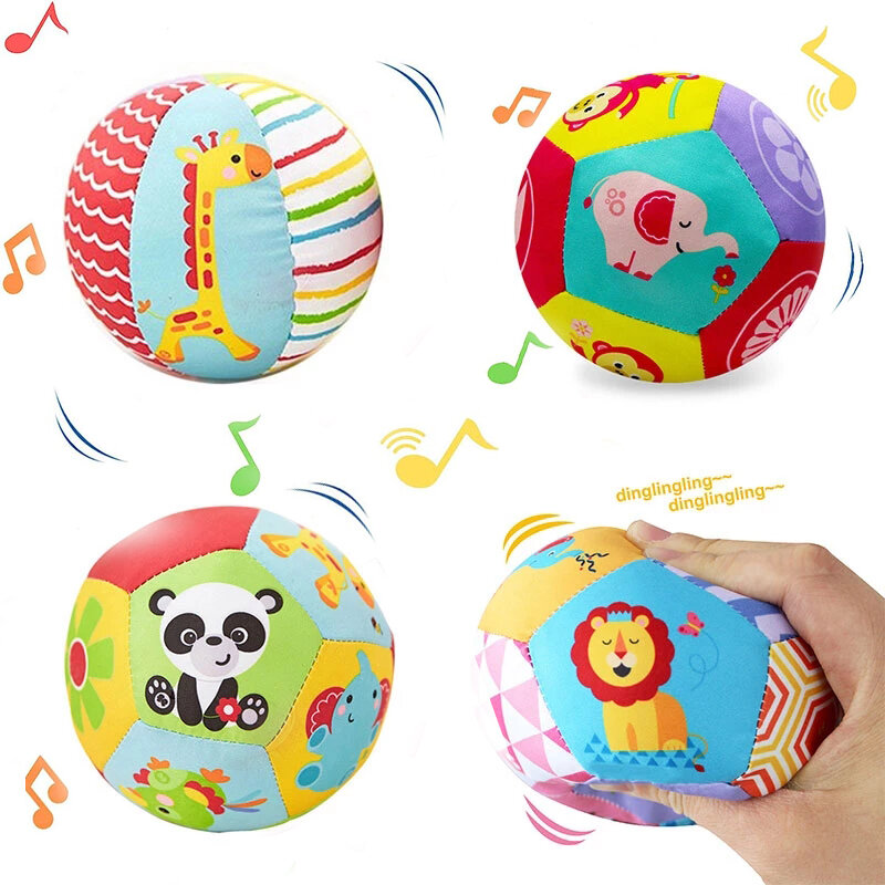 Juguetes Educativos Montessori Ball para bebés juguetes de desarrollo de 0 a 6 meses juegos sensoriales sonajero para bebés recién nacidos juguetes educativos de aprendizaje