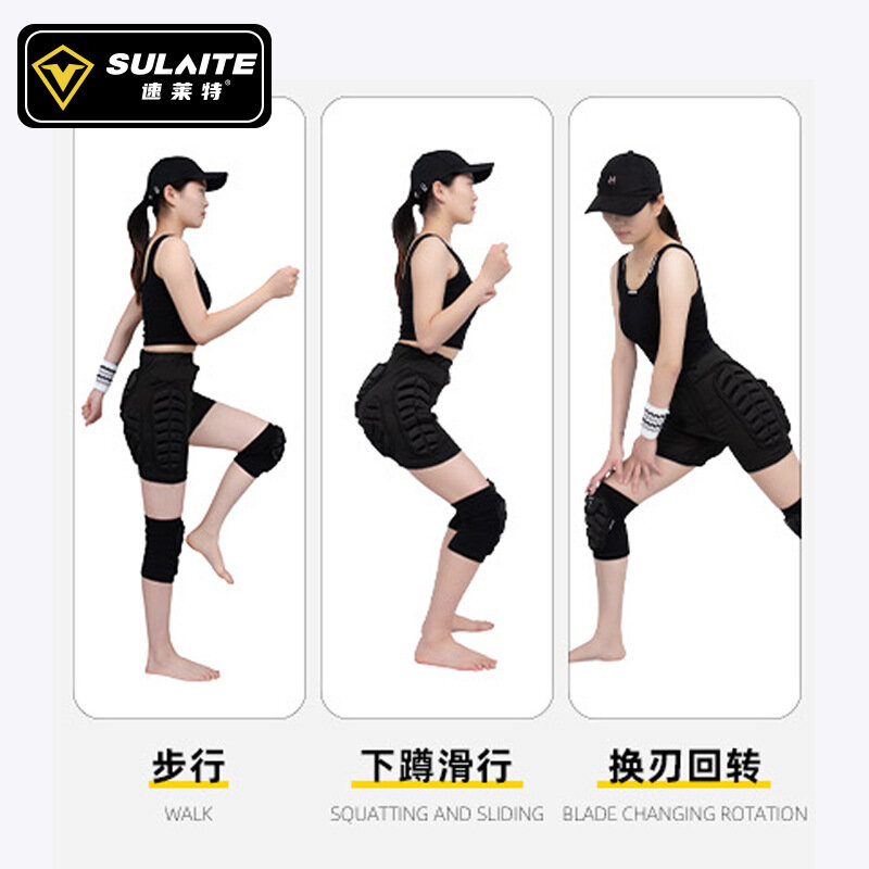 Pantalones cortos acolchados Unisex para la cadera, Shorts antideslizantes con protección para el trasero grueso de 0,6 pulgadas, para esquí, patinaje sobre hielo y Snowboard