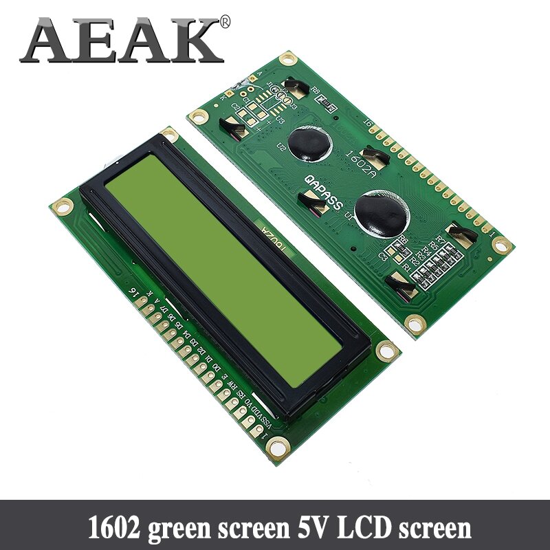 ЖК-дисплей 1602 LCD 2004 1602 Модуль 16x2 символа ЖК-дисплей модуль HD44780 контроллер синий blacklight AEAK