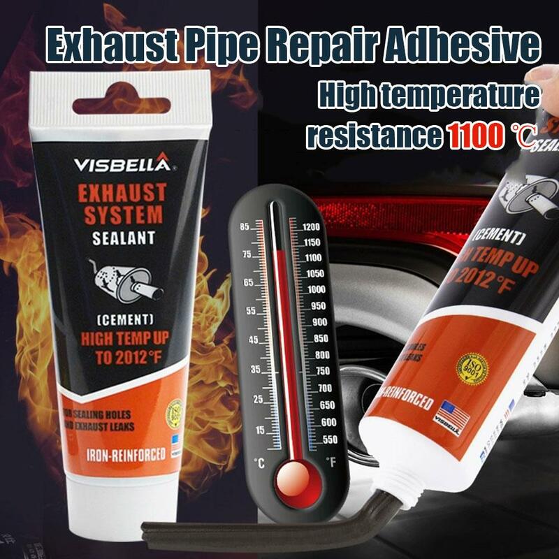 Car Exhaust Paste Sistema Kits de Reparação de Tubulação, alta temperatura, 1100C Tailpipe Selante, Crack para selador de cimento, Muffler Adhesive, C9V5