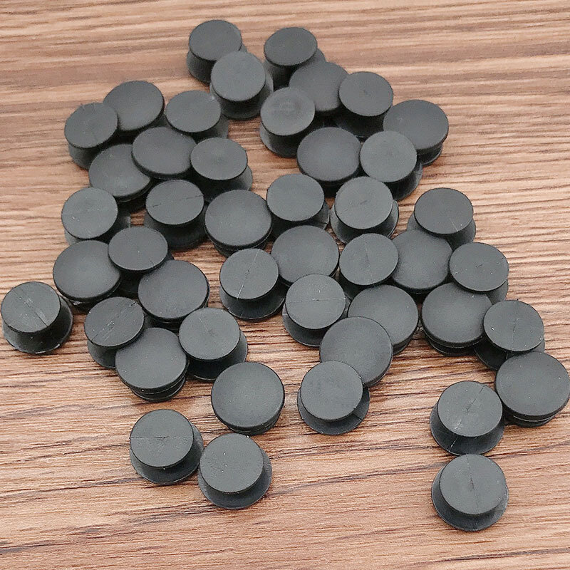 100Pcs Black Ornaments Back Piece Button Accessories For Diy Shoes Charms Kids Croc Pins Accessories Lightweight Buckles