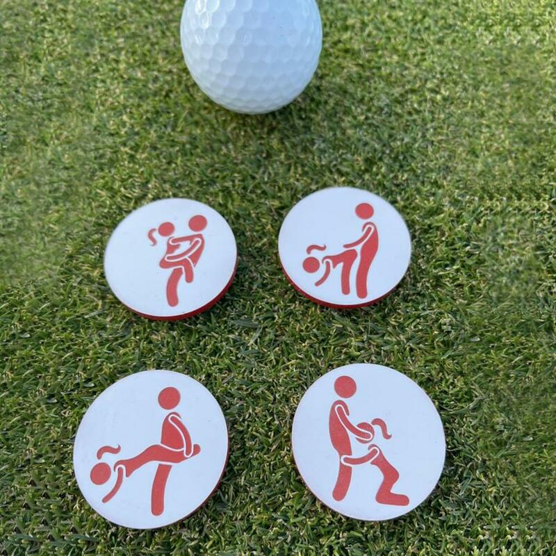 Golf Position Marks para ampla aplicação, ornamento verde, portátil, fácil visibilidade, elegante inovador, resistente ao desgaste
