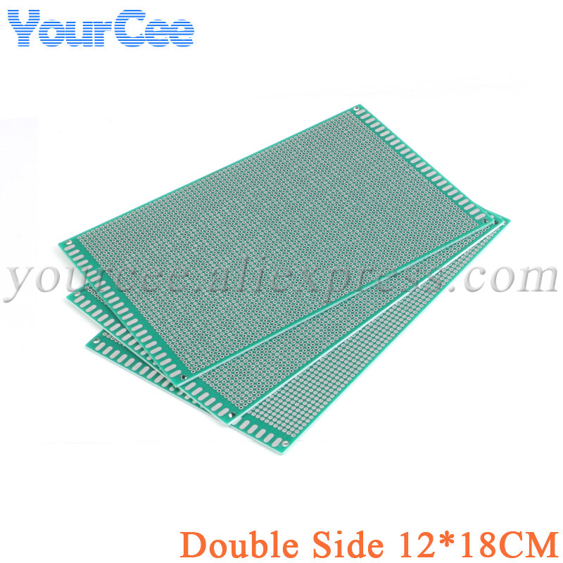 12*18cm 2.0MM Double Side Prototype PCB 12X18cm diy Universal Printed Circuit Board Protoboard 120*180mm