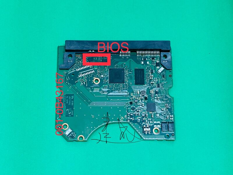 웨스턴 디지털 데스크탑 하드 디스크 PCB 보드용 HDD 0B43167, 004-0B43167 , 001-0B43167 / 0B43166