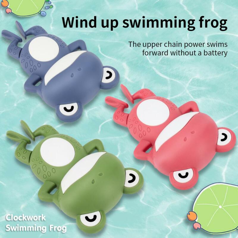 1/2PCS Clockwork Frog Children's Bath Toy Automatic Swimming Toy Without Electricity Baby Bathing Interactive Toys Pools Water
