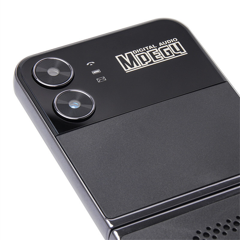 UNIWA-teléfono móvil plegable F265, pantalla Dual, botón pulsador individual Nano grande, 2G, para ancianos, batería de 1400mAh, teclado en inglés