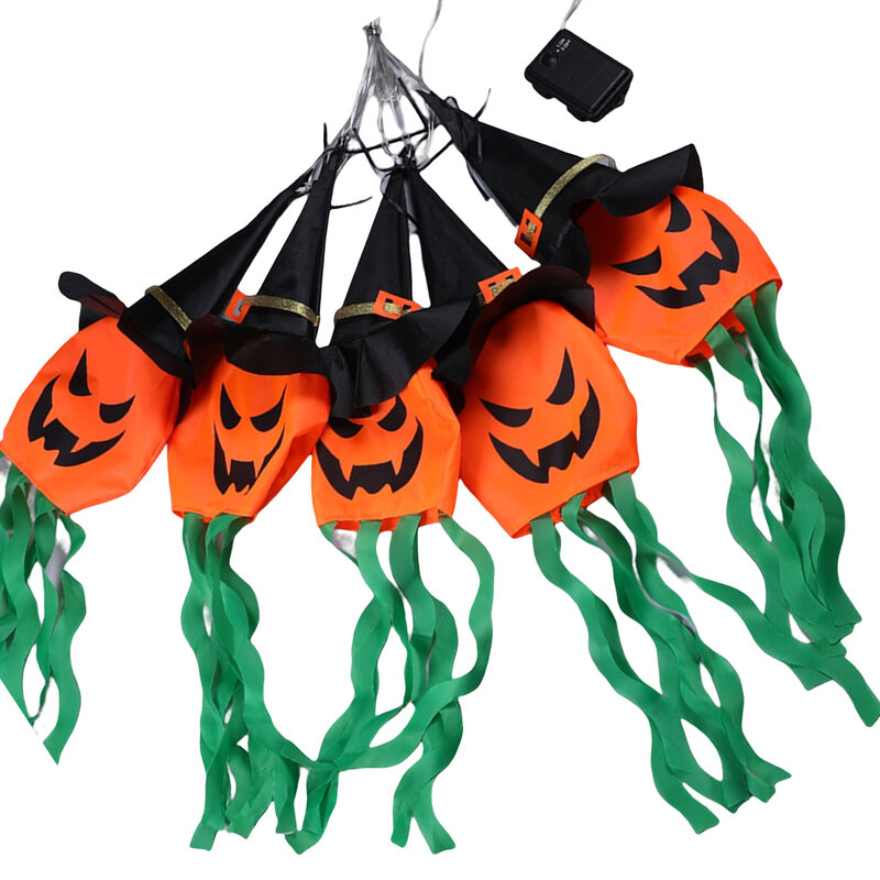 할로윈 호박 마법사 모자, 걸이식 랜턴, 절묘한 수제 걸이식 유령, 할로윈 축제 파티 선물