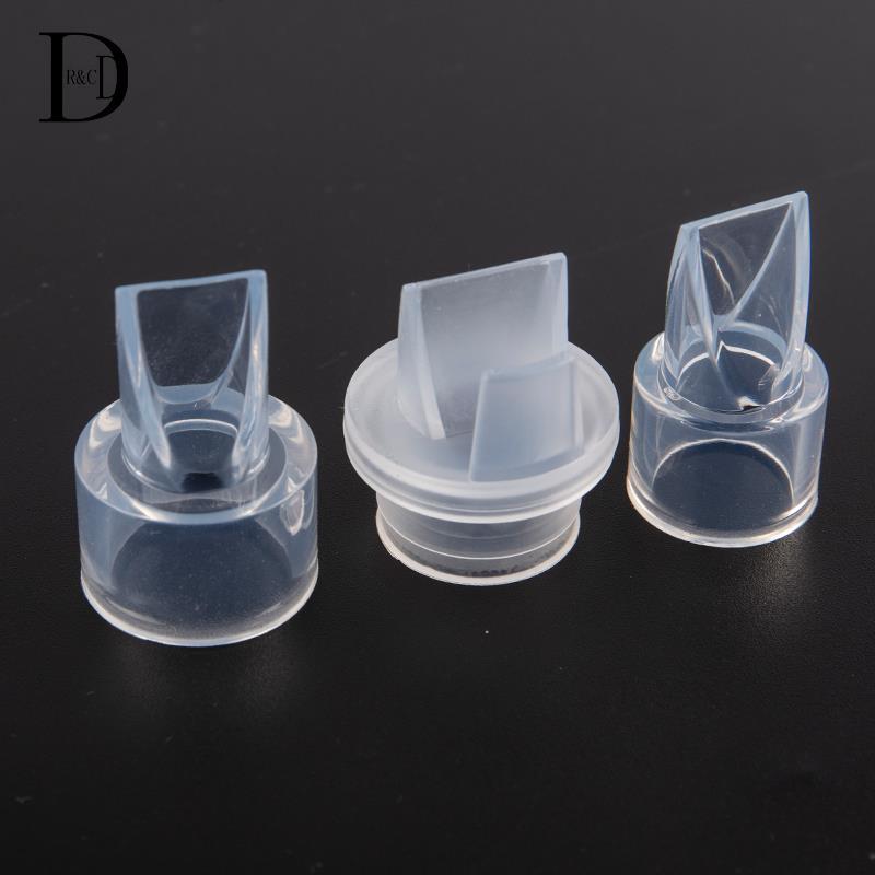 2pcs Duckbill Valve Breast Pump Backflow Protection Breast  Silicone Baby Feeding Nipple Manual/Electric Breast Pump Accessorie