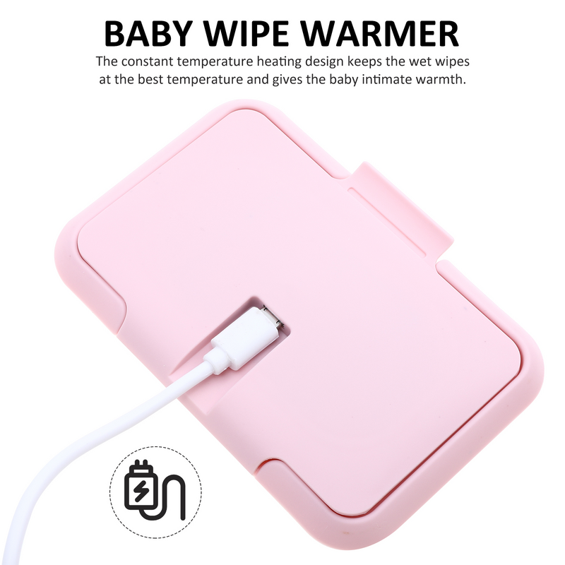 Kotak penghangat tisu basah bayi, pemanas tisu basah portabel untuk anak 1 buah