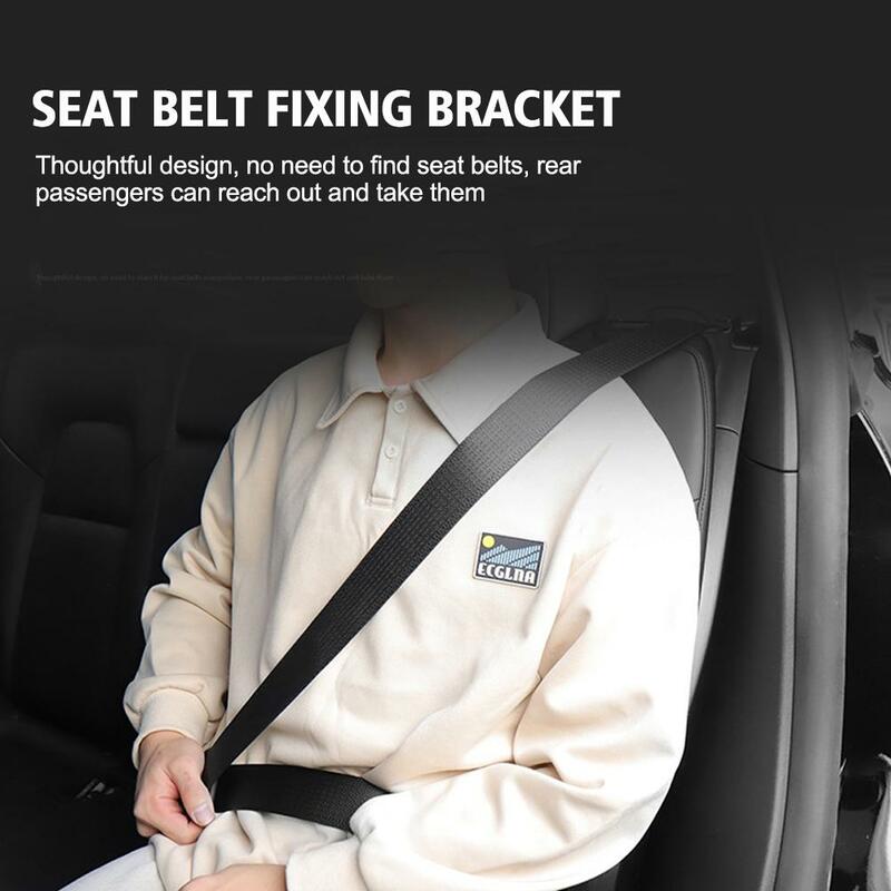 Seat Belt Fixing Bracket For Tesla Model Y Rear Seat Belt Limiter Protective Cover ABS Modely Car Interior Accessories 2022 Y6F9