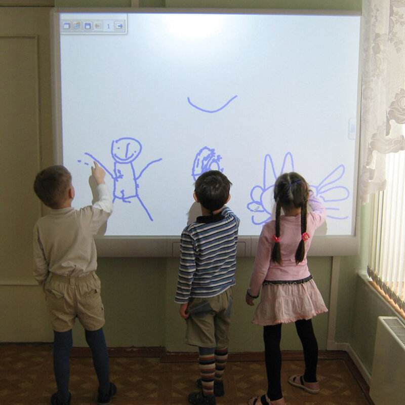 Hig Quality Plug&Play Smart Whiteboard,Ultrasonic Interactive Digital Board,Portable Interactive Flat Panel For Conference,Class