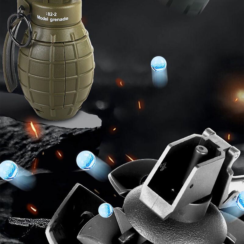 Tactical Smoke granata modello M67 Burst Mine granata d'acqua che rimbalza granata fumogena e altri 10 diversi modelli di granata softair