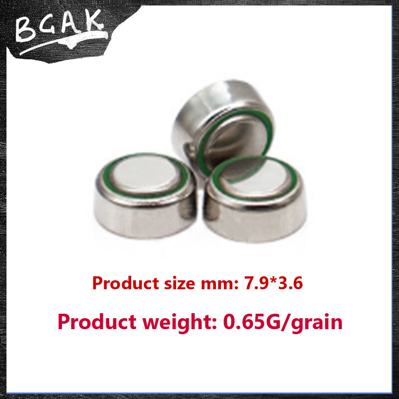 BCAK-Pile bouton AG3, haute qualité, LR41, zinc manganèse, 1.55V, 40mAh, cellule pour montre, clé de voiture, calculatrice à distance électrique
