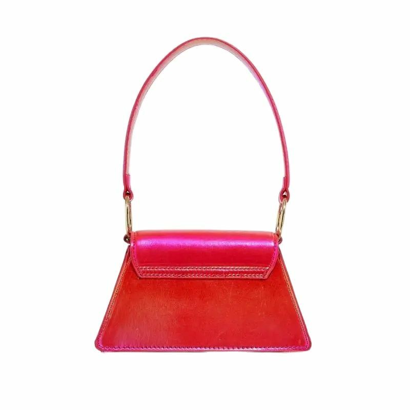 OFLAMN Fashion PU Leather Shoulder Strap Small Square Bags for Women Handbags Daily Ladies Underarm Bag Solid Color Clutch