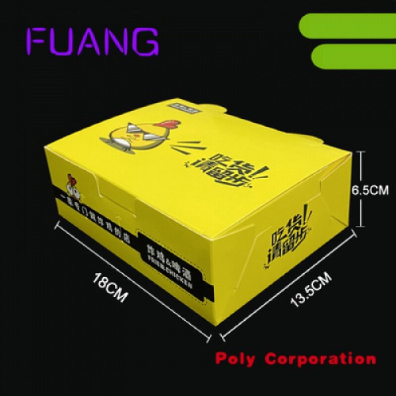 Custom  Fried chicken outer packaging box french fries chicken rice box burger box custom
