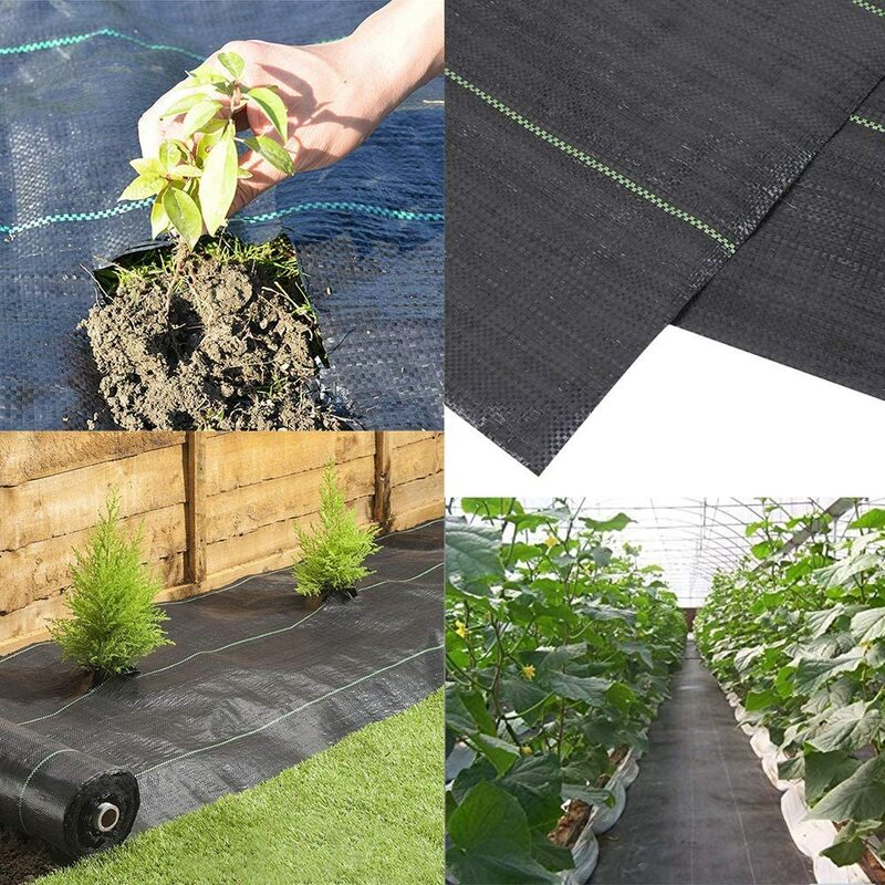 PE Agricultural Anti Grass Cloth Farm-oriented Weed Barrier Mat Plastic Mulch Thicker Orchard Garden Weed Control Fabric
