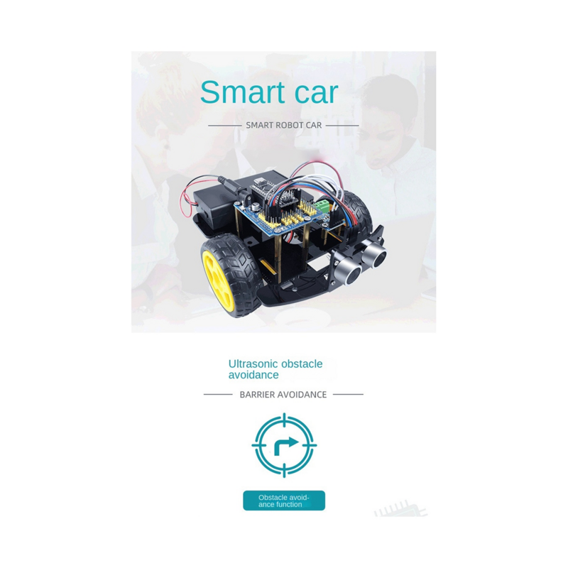 Kit di programmazione Robot intelligente per auto Kit elettronico fai da te Kit Robot per auto intelligente programmazione Kit di programmazione per l'apprendimento