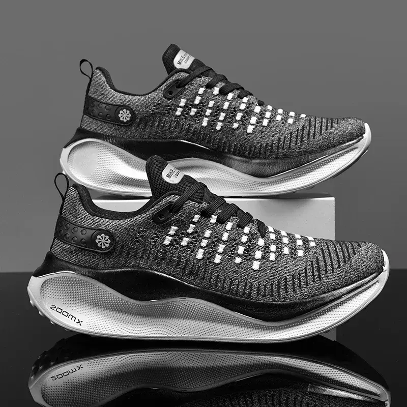 Zapatillas deportivas de malla con amortiguación para hombre y mujer, zapatos cómodos de tenis con placa de carbono para correr, entrenamiento y trotar, Unisex, 2023