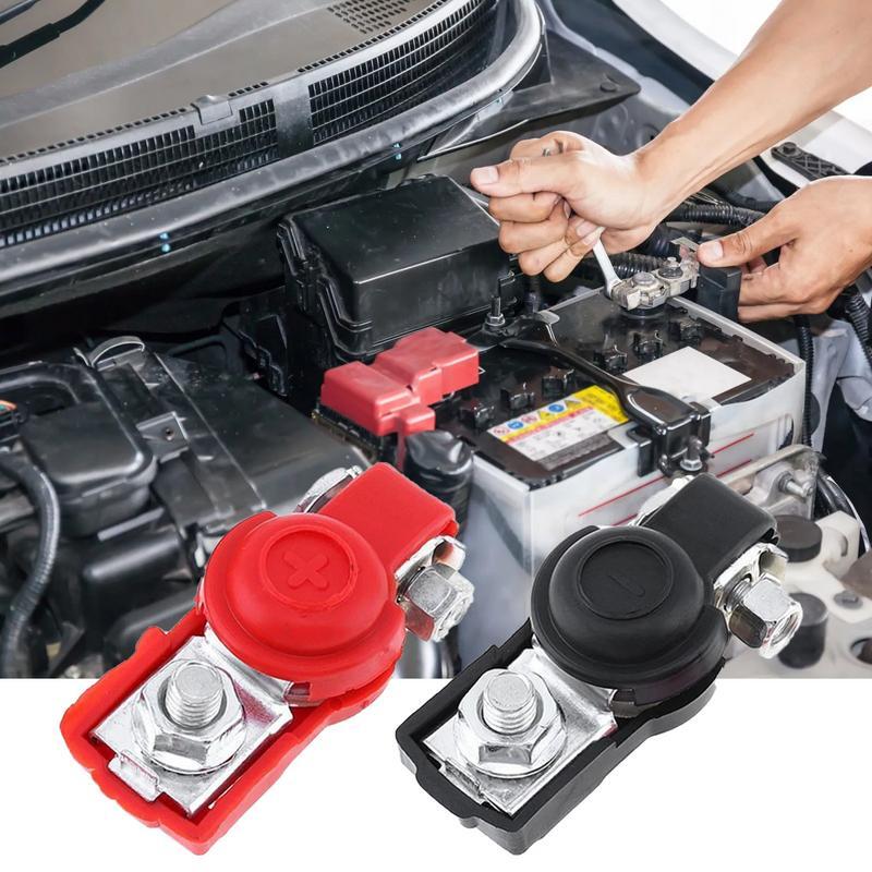 2PCS Car Battery Terminal Quick Release Connector Positive Negative Vehicle Terminal Battery For Auto Car Accessories