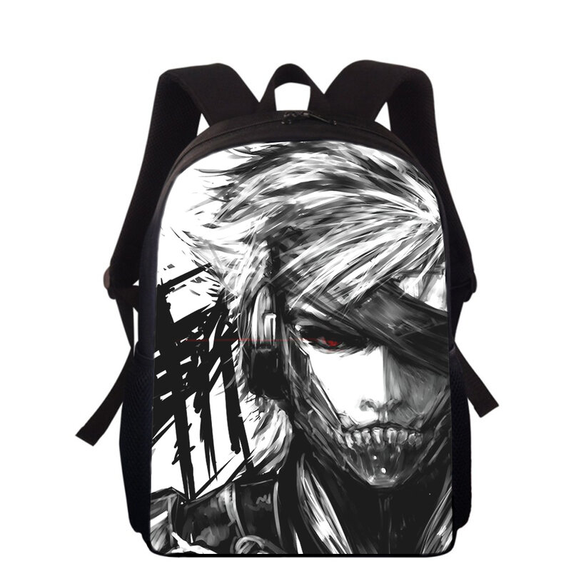 Metal Gear Rising 16 "nadruk 3D plecak dla dzieci torby do szkoły podstawowej dla chłopców dziewcząt plecak uczniowie torby na książki szkolne