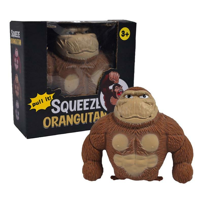 Squeeze Toy Gorilla Pinch Toy Squishys Autism Stress Reliever Toys Fidget Toys Stretch Vent Gorilla Decompressions Anti Stress