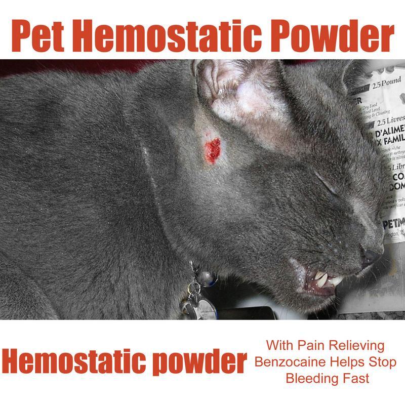 Quick Stop สำหรับสุนัขเล็บ Stop แบบผงแมวและชุดสุนัข Wound Cleansing ผงห้ามเลือด Relief สัตว์เลี้ยง Healing ผง