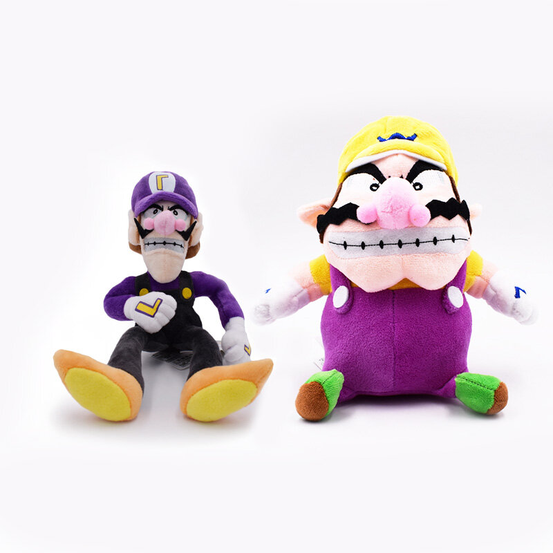 Mario Plush Toys Waluigi Wario Stuffed Dolls Soft Toys Cartoon Game Toys Birthday Gifts For Kids