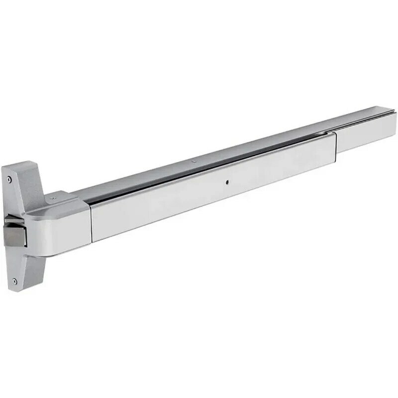 Dynasty Hardware Push Bar Panic Exit Device Aluminum, with Exterior Lever