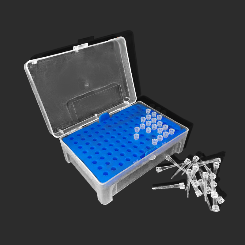 Plastic Pipette box 96 Holes Pipette Tips  Box 10ul Chemical Biological Laboratory Pipettor Tip Cartridge 96 Wells 1PC