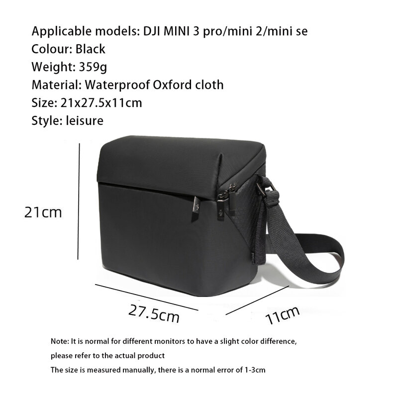 Per DJI mini 4Pro bag Mini3 Pro borsa per accessori/mini 2/ SE custodia resistente alla pressione, borsa universale antiurto, accessori